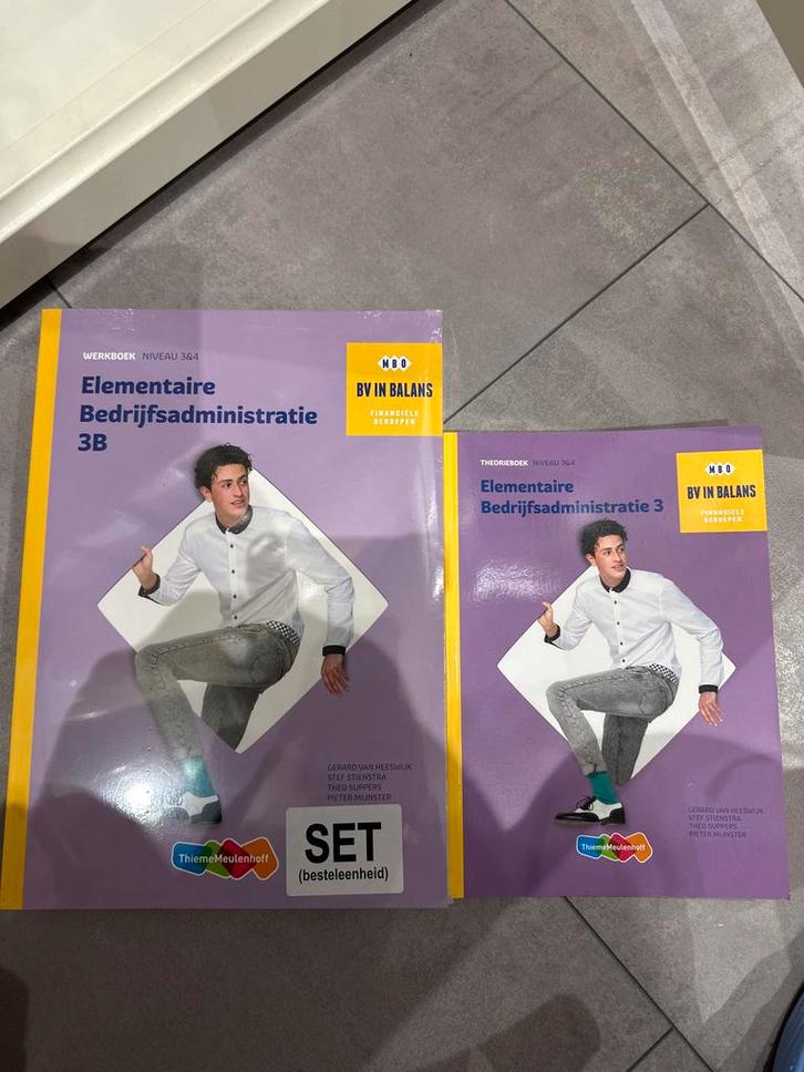 Elementaire Bedrijfsadministratie 3 & 3B - MBO, Boeken, Studieboeken en Cursussen, Zo goed als nieuw, MBO, Beta, Ophalen of Verzenden