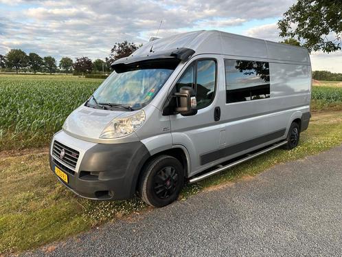 Fiat Ducato camper met dubbele cabine, Grijs., Caravans en Kamperen, Campers, Particulier, Ophalen