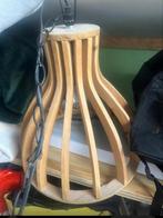 Houten Hanglamp, Ophalen of Verzenden, Zo goed als nieuw, Rond