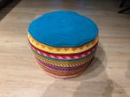 poef, Minder dan 50 cm, Rond, Minder dan 50 cm, Ophalen of Verzenden