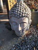 Tuinbeeld boeddha lotus hoofd steen, Tuin en Terras, Ophalen