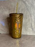 Starbucks Studded Diamond beker tumbler goud bling nieuw, Ophalen of Verzenden, Zo goed als nieuw