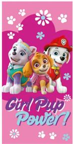 Paw Patrol Badlaken / Strandlaken - Girl Pup Power - Katoen, Meisje, One size, Nieuw, Ophalen of Verzenden