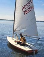 laser zeilboot | laser standaard | 2 zeilen, Watersport en Boten, Open zeilboten, Ophalen, Geen motor, Gebruikt, Overige brandstoffen