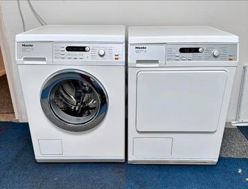 Setje Miele W5847 Wasmachine &Condens Droger 7kg nette staat beschikbaar voor biedingen