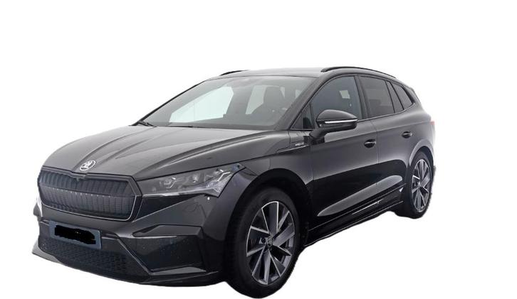 Overname lease Skoda Enyaq 60 Zwart, Auto's, Skoda, Particulier, Enyaq, ABS, Achteruitrijcamera, Adaptieve lichten, Adaptive Cruise Control