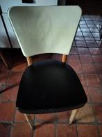 Vintage, retro design, diner stoelen 6 stuks, Hout, Gebruikt, Zwart, Ophalen of Verzenden