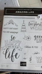 Amazing life SU, Ophalen of Verzenden, Zo goed als nieuw, Clearstamp