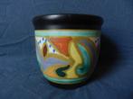 Bloempot Gouds decor ESKAF O.L.A. 1928-1934 model 64 10,8, Antiek en Kunst, Ophalen of Verzenden