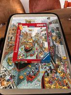 Pakjesboot puzzel, Hobby en Vrije tijd, Denksport en Puzzels, Ophalen, 500 t/m 1500 stukjes, Zo goed als nieuw, Legpuzzel