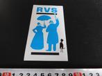 stickers RVS verzekeringen logo *, Verzamelen, Ophalen, Zo goed als nieuw, Overige typen