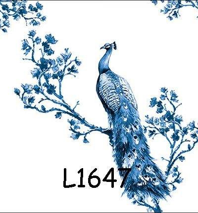 Servetten decoupage/bullet journal – pauw L1647, Hobby en Vrije tijd, Knutselen, Nieuw, Materiaal, Verzenden