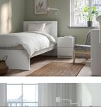 Ikea Malm bed 90 x 200, Huis en Inrichting, Slaapkamer | Bedden, 90 cm, Eenpersoons, Wit, Zo goed als nieuw