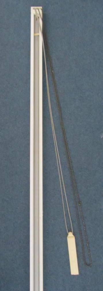 Losse lamellenrail of room devider rail (212 cm) beschikbaar voor biedingen