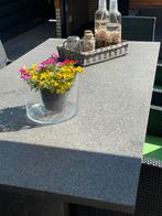 Granieten tuintafel 100 x 200, Tuin en Terras, Tuintafels, Ophalen, Gebruikt, Rechthoekig, Overige materialen