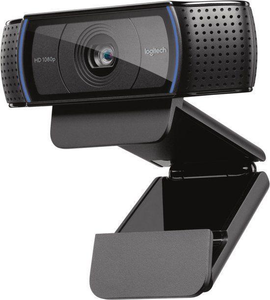 Webcam Logitech C920e, Computers en Software, Webcams, Zo goed als nieuw, Bedraad, ChromeOS, MacOS, Windows, Monitorclip, Zoomfunctie