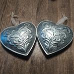 2 zilverkleurige harten, Ophalen of Verzenden, Zo goed als nieuw