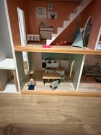 Leuk poppenhuis met speelgoed, Kinderen en Baby's, Speelgoed | Poppenhuizen, Ophalen, Zo goed als nieuw, Poppenhuis
