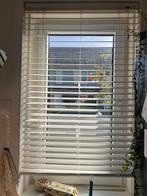 Fauxwood Jaloezie 50mm - White Wash, Zo goed als nieuw, Wit, 100 tot 150 cm, 50 tot 100 cm