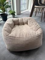 Comfy Corduroy Pouf (70 cm) – Sklum Thiago, Tarwe color, Ophalen, Zo goed als nieuw, Beige, Zitzak