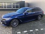 BMW 530d Touring X-Drive High Executive M-sport Aut. navi, Auto's, BMW, Automaat, 2993 cc, Blauw, Stationwagon