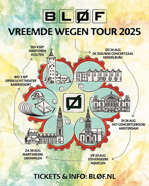 Blof Vreemde Wegen Stevenskerk Nijmegen 29 augustus 2025, Tickets en Kaartjes, Concerten | Pop, Twee personen, September