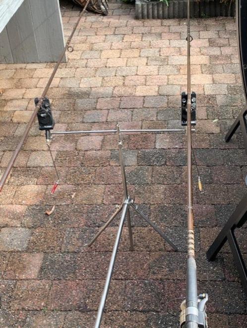 Karper hengels met toebehoren, Watersport en Boten, Hengelsport | Karpervissen, Gebruikt, Werphengel, Ophalen