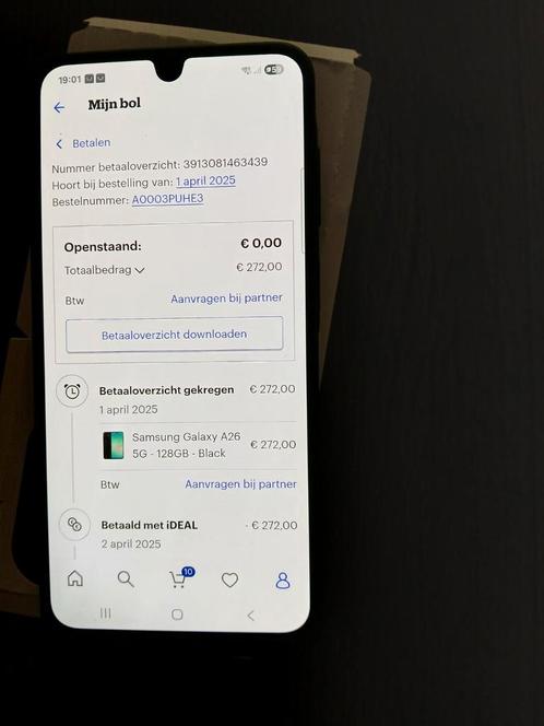 Samsung A26-5G, Telecommunicatie, Mobiele telefoons | Hoesjes en Frontjes | Samsung, Zo goed als nieuw, Hoesje of Tasje, Ophalen of Verzenden