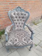 Mooie grijze barok fauteuile, Antiek en Kunst, Antiek | Meubels | Stoelen en Banken, Ophalen