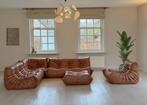 Ligne Roset Togo sofa set warm bruin / cognac, Huis en Inrichting, Ophalen, Zo goed als nieuw, 75 tot 100 cm, Leer