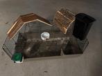 Beeztees Konijnenkooi Baldo Mokka 100x53x46, Gebruikt, Cavia, Hok, 75 tot 110 cm