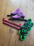 Schaatsschoen met schaats én skeeler onderstel, Sport en Fitness, Schaatsen, Overige merken, Gebruikt, Ophalen of Verzenden, Noren