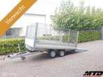 Verwacht TwinTrailer kipper machinetransporter loofrekken, Gebruikt
