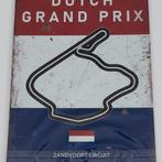 Tinnen bord lay-out circuit oa Zandvoort Spa, Nieuw, Ophalen of Verzenden, Formule 1