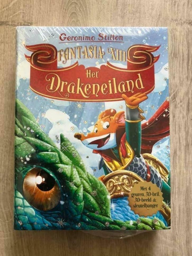 Geronimo Stilton - Fantasia XIII Het Drakeneiland, Boeken, Kinderboeken | Jeugd | onder 10 jaar, Nieuw, Fictie algemeen, Ophalen of Verzenden