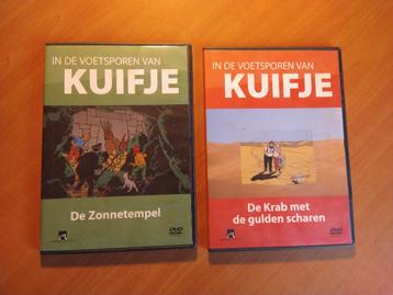 2 DVD's In de voetsporen van Kuifje beschikbaar voor biedingen