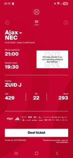 Ajax - NEC Nijmegen Zuid 2e ring, Losse kaart, Eén persoon, Februari