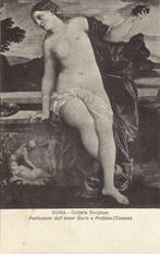 Heilige en Profane Liefde, Naakte Vrouw Lang Haar, Tiziano, Verzamelen, Verzenden, Voor 1920, Ongelopen, Overige thema's