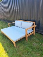 NIEUW IN DOOS UITSCHUIFBARE TUINBANK DAYBED, Ophalen of Verzenden, Nieuw, Hout, Bank