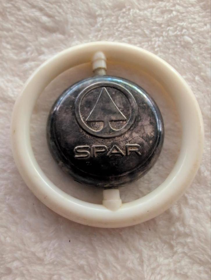 Vintage SPAR Rammelaar met Dansende Beer, Antiek en Kunst, Antiek | Speelgoed, Ophalen of Verzenden