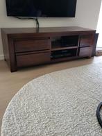 Houten TV-meubel, Huis en Inrichting, Kasten | Televisiemeubels, Ophalen, Gebruikt, 100 tot 150 cm, Modern klassiek