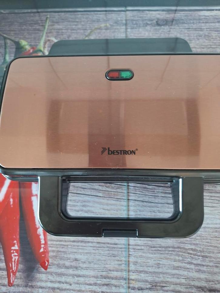 Bestron dubbel tosti apparaat, Witgoed en Apparatuur, Broodroosters, Zo goed als nieuw, Ophalen