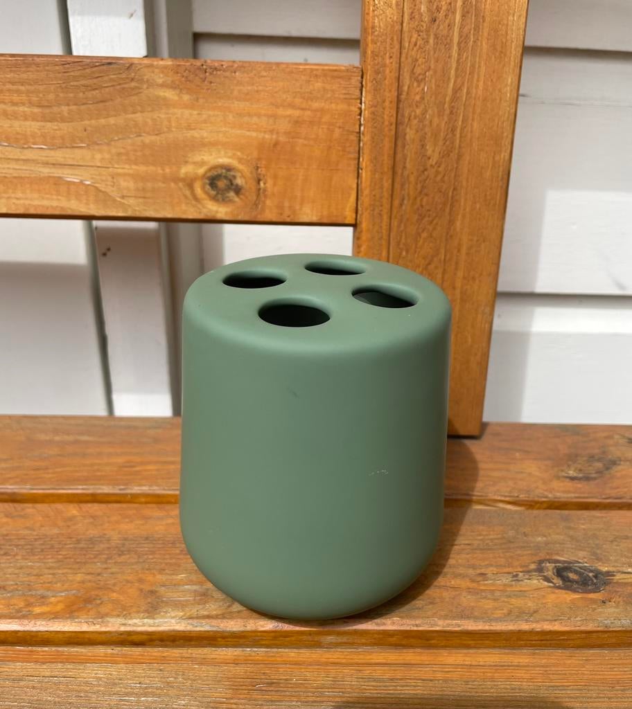 Dutch spa tandenborstelbeker / houder | badkamer accessoire, Ophalen of Verzenden