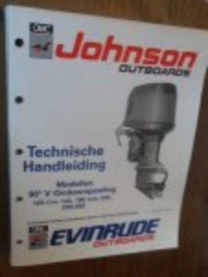 Johnson outboards modellen 90 v omkeerspoeling 120 t/m 140,, Boeken, Techniek, Zo goed als nieuw, Bouwkunde, Ophalen of Verzenden