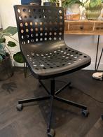 Ikea bureaustoel zwart, Ophalen, Gebruikt, Zwart, Metaal