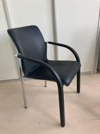 Leolux Cimaronne eetkamerstoelen (4 stuks), Huis en Inrichting, Ophalen, Zwart, Leer, Zo goed als nieuw