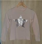 Roze shirt met ster pailletten, Ophalen of Verzenden, Zo goed als nieuw, Onbekend, Meisje