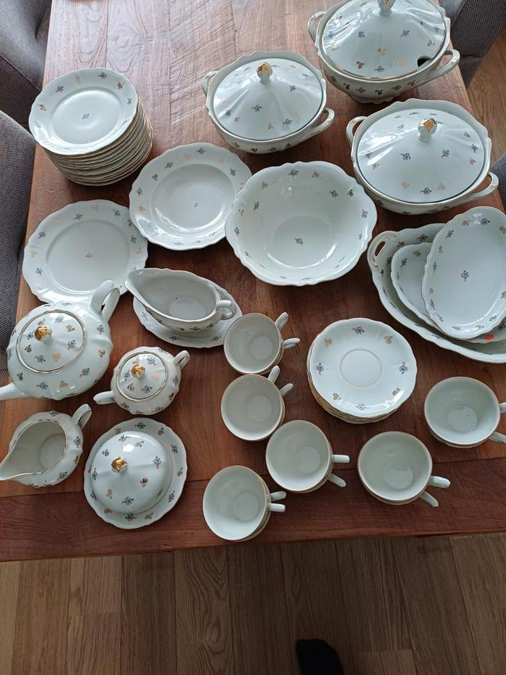 Heel mooi 39 delig servies Spenzo Jenny, Antiek en Kunst, Antiek | Servies compleet, Ophalen