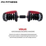 PH Fitness Verstelbare Dumbells Set 24KG - Smart Dumbbells, Dumbbell, PH Fitness, Nieuw, Ophalen of Verzenden
