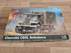 Chevrolet C60L Ambulance met update sets IBG Models 1/35, Overige merken, Auto, 1:32 tot 1:50, Nieuw